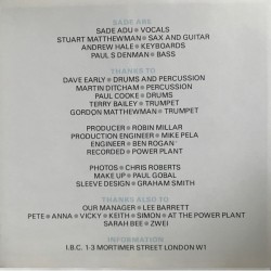 Sade: Diamond Life, Epic, CD, 5099748117823