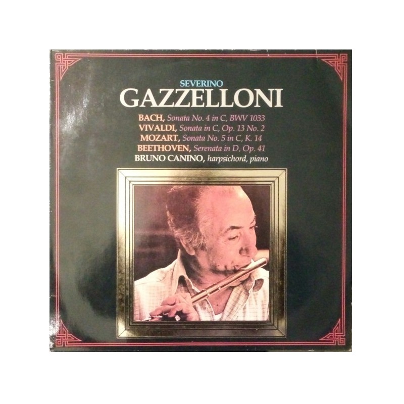 Severino Gazzelloni: Bach, Vivaldi, Mozart, Beethoven, Fabbri Editori, LP, 310052