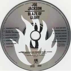 Joe Jackson: Blaze Of Glory, A&M Records, CD, 0082839524926