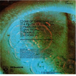 Pink Floyd: Meddle, Harvest, CD, 077774603423