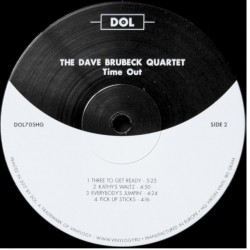 The Dave Brubeck Quartet: Time Out, DOL, LP 180g., 889397557058