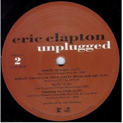 Eric Clapton: Unplugged, Reprise, 2x LP 180g., 0093624986935