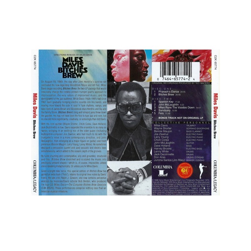 Miles Davis: Bitches Brew, Sony, 2x CD, 0074646577424