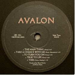 Roxy Music: Avalon, Virgin, LP 180g. (Half-Speed Mastering), 0602507460297