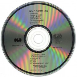 Paolo Conte: Live, CGD, CD, 022924643224