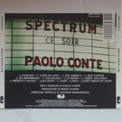 Paolo Conte: Live, CGD, CD, 022924643224