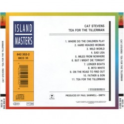 Cat Stevens: Tea For The Tillerman, Island Records, CD, 042284235228