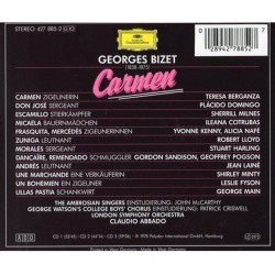 Bizet: Carmen, Abbado, London Symphony Orch., DG, 3x CD, 028942788527