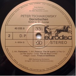P. I. Tschaikowsky: Dornröschen Ballett op. 66 - Auszüge, BBC Symphony Orchestra, G. Rozdestwenskij, LP, Melodiya 400358