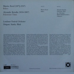 Ravel: Bolero, Borodin: Polowetzer Tänze, Stanley Black, The London Festival Orchestra, LP, Deutsche Schallplattenclub J-459