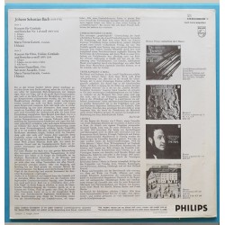 J. S. Bach: Tripelkonzert / Cembalokonzert, I Musici, Gazzelloni, Accardo, Garatti, LP, Philips 6500692