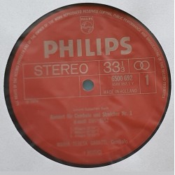 J. S. Bach: Tripelkonzert / Cembalokonzert, I Musici, Gazzelloni, Accardo, Garatti, LP, Philips 6500692