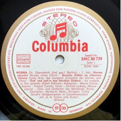 V. Bellini: Norma, Maria Callas, Franco Corelli, Orchester Der Mailänder Scala, Tullio Serafin, LP, Columbia SMC 80729