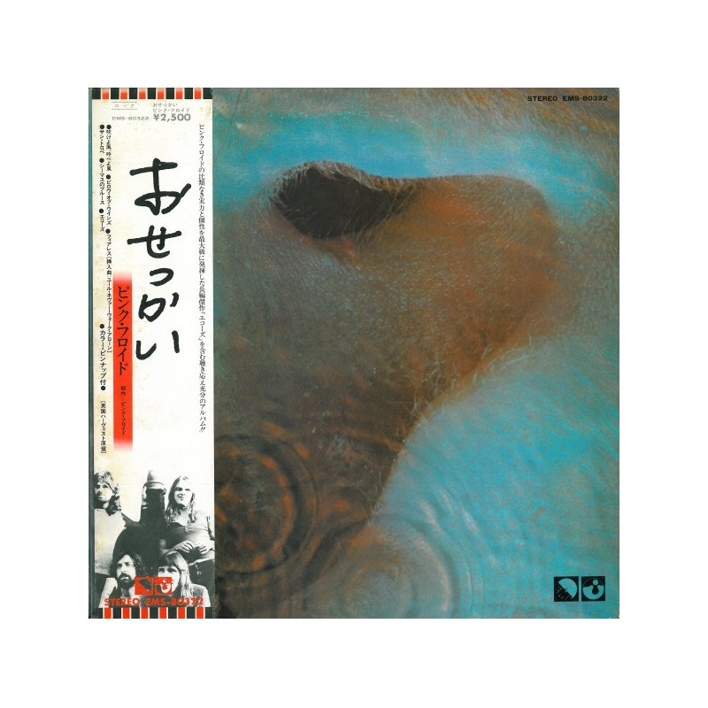 Pink Floyd : Meddle, LP Gatefold, EMI-Harvest EMS-80322 (with OBI and insert)