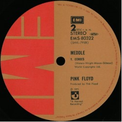 Pink Floyd : Meddle, LP Gatefold, EMI-Harvest EMS-80322 (with OBI and insert)