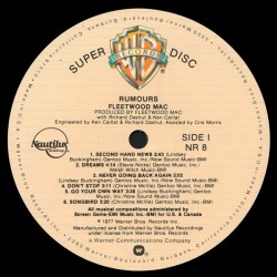 Fleetwood Mac: Rumours, Nautilus Recordings, LP + inserto, NR 8