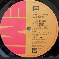 Pink Floyd: The Dark Side Of The Moon, LP gatefold + OBI + poster + postcards, EMI-Harvest EMS-80324