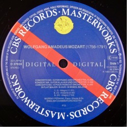 Mozart: Piano Concertos Nos. 15 & 16, Murray Perahia, English Chamber Orchestra, LP, CBS Masterworks D-37824