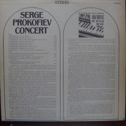 Serge Prokofiev Concert: Prokofiev, Mussorgsky, Glazounov, Scriabin, Rimsky-Korsakov, LP, Everest Records X-907