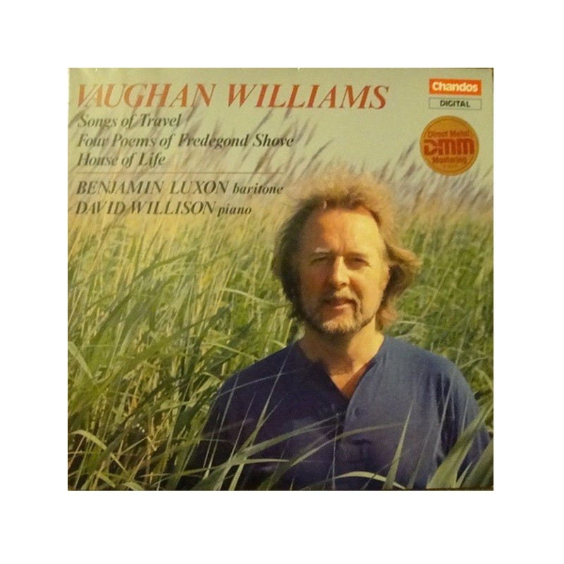 Vaughan Williams: Songs Of Travel, Four Poems of Fredegond Shove, Benjamin Luxon, David Willison, LP, Chandos ABRD-1186