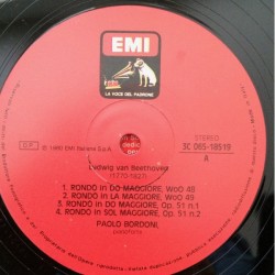 Beethoven: Rondò - Mozart: Rondò, Paolo Bordoni, LP, EMI 3C-065-18519