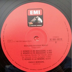 Beethoven: Rondò - Mozart: Rondò, Paolo Bordoni, LP, EMI 3C-065-18519