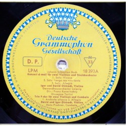 Bach – Tartini – Vivaldi: David und Igor Oistrach, LP mono, Deutsche Grammophon LPM-18393