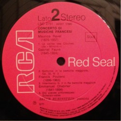 Arthur Rubinstein: Concerto Di Musiche Francesi, LP, RCA LSC-2751