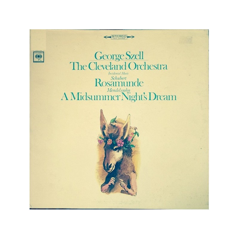 Schubert, Mendelssohn: Rosamunde / A Midsummer Night's Dream, The Cleveland Orchestra, Szell, LP, CBS-61076