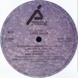 Lucio Dalla: Bugie, LP, Pressing Records, 0035627096013