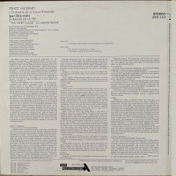 Stravinsky: Le Baiser De La Fée / The Fairy's Kiss, L'Orchestre De La Suisse Romande, Ansermet, LP, Ace of Diamond SDD-244
