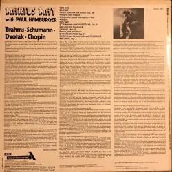 Marius May with Paul Hamburger: Brahms, Schumann, Dvorak, Chopin, LP, Ace of Diamond SDD-447