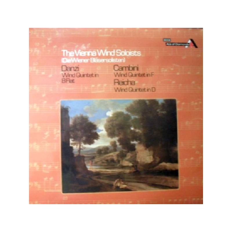 The Vienna Wind Soloists: Danzi / Cambini / Reicha – Wind Quintet In B Flat, LP, Ace of Diamond SDD-545