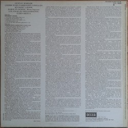 Marilyn Horne, Zubin Mehta, Gustav Mahler: Songs Of A Wayfarer / Five Rückert Songs, LP, Decca SXL-6898