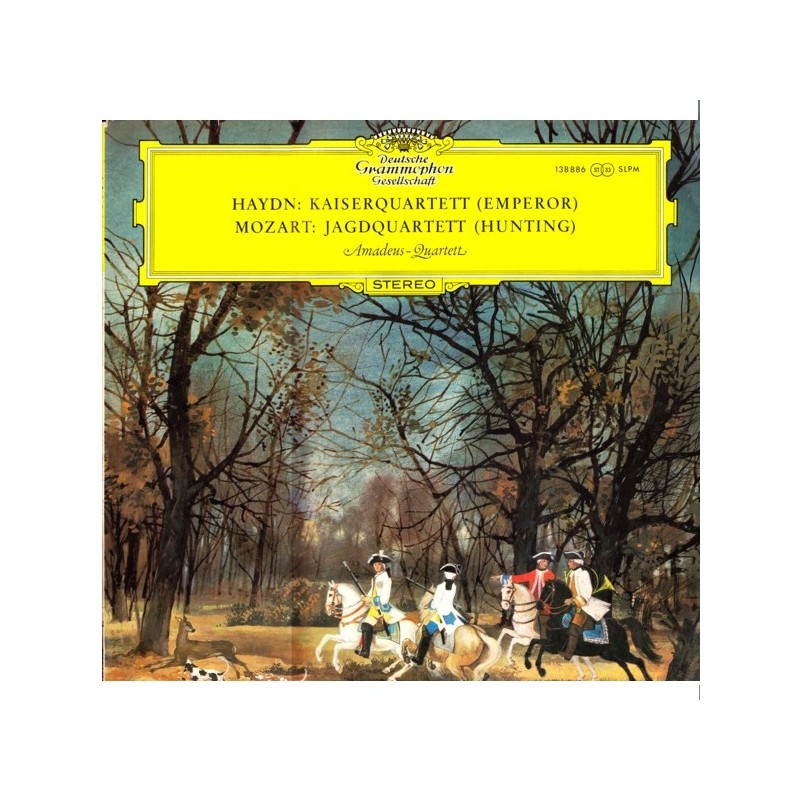 Haydn / Mozart: Kaiserquartett (Emperor) / Jagdquartett (Hunting)* - Amadeus-Quartett, LP, Deutsche Grammophon 138-886