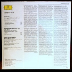 Joseph Haydn: Streichquartette Op. 20 Nos. 4 & 5, Tokyo String Quartet, LP, Deutsche Grammophon 2531-380