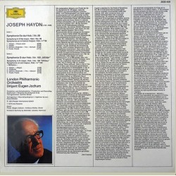 Haydn: Symphonien Nr. 99, Nr. 100 "Militär-Symphonie", London Philharmonic Orch., Jochum, LP, Deutsche Grammophon 2530-459