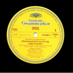 Mozart, Haydn: Jagdquartett - Hunt / Kaiserquartett - Emperor Amadeus-Quartett, LP, Deutsche Grammophon 410-866-1