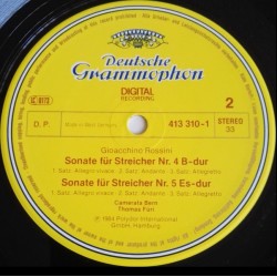 Gioacchino Rossini, Sonaten Für Streicher, Camerata Bern, LP, Deutsche Grammophon 413-310-1