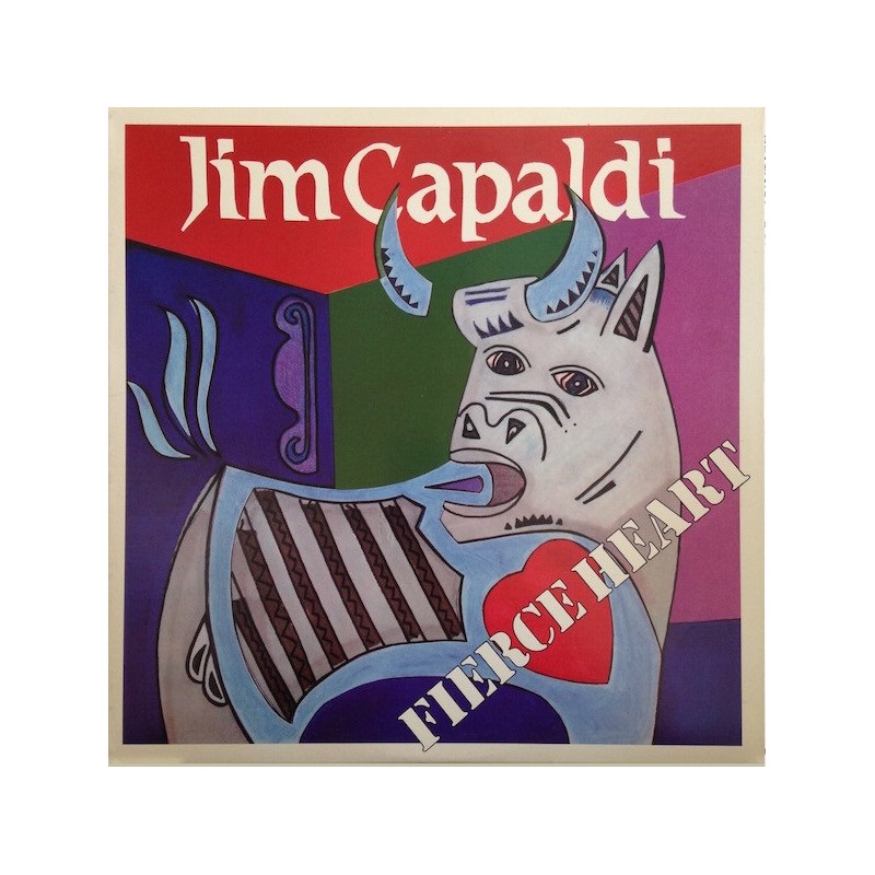 Jim Capaldi: Fierce Heart, LP, WEA 25-0057-1