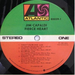Jim Capaldi: Fierce Heart, LP, WEA 25-0057-1
