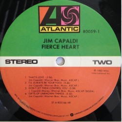 Jim Capaldi: Fierce Heart, LP, WEA 25-0057-1