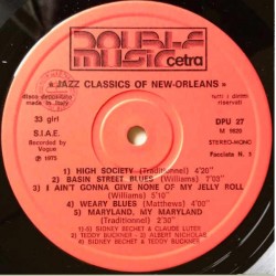 Various: Jazz Classics Of New Orleans, 2x LP, Cetra DPU-27