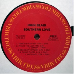 John Blair: Southern Love, LP, Columbia PC-33950
