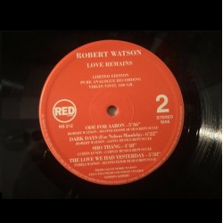 Robert Bobby Watson: "Love Remains", LP 180g., Red Records 027312321210