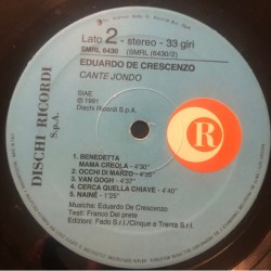 Eduardo De Crescenzo: Cante Jondo, LP, Ricordi SMRL-6430