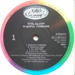 Earl Klugh: Wishful Thinking, LP, Capitol ECJ-80263