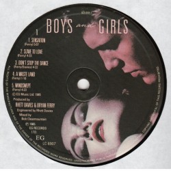 Bryan Ferry: Boys And Girls, LP, EG 825-659-1