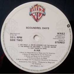 a-ha: Scoundrel Days, LP, Warner Bros. 075992550116