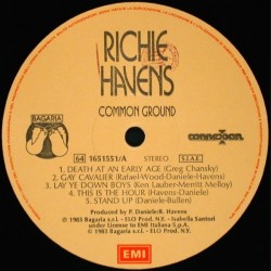 Richie Havens: Common Ground, LP, EMI Italia 64-1651551